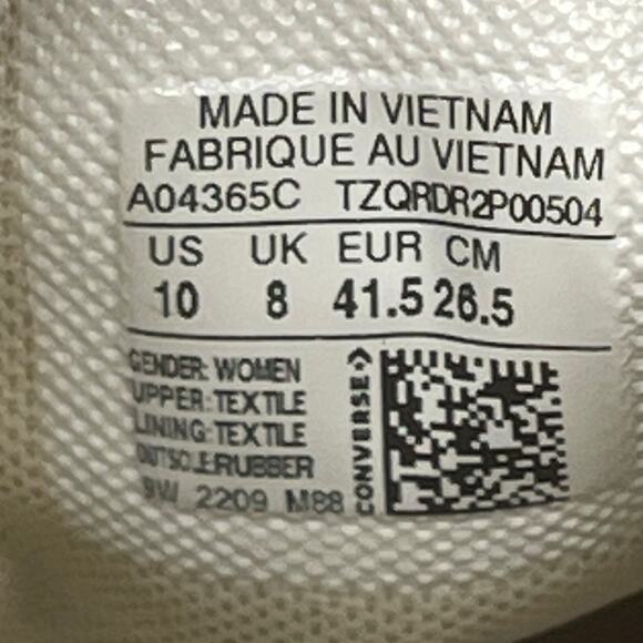 Converse CTAS All Star Lift Shoes Womens 10 Tan Canvas Hi Top Platform Sneakers - Picture 8 of 8